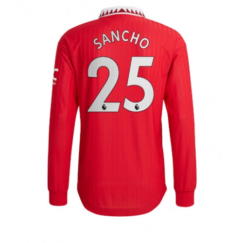 Manchester United Jadon Sancho #25 Hjemmedrakt 2022-23 Langermet Manchester United Jadon Sancho #25 Hjemmedrakt 2022-23 Langermet
